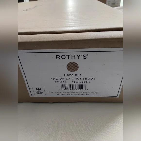 Rothy's The Daily Crossbody in Hazelnut - Picture 3 of 3